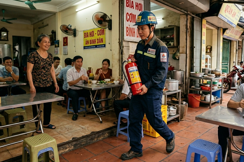 PCCC cho quán ăn: Quy định mới, giải pháp an toàn, tránh phạt